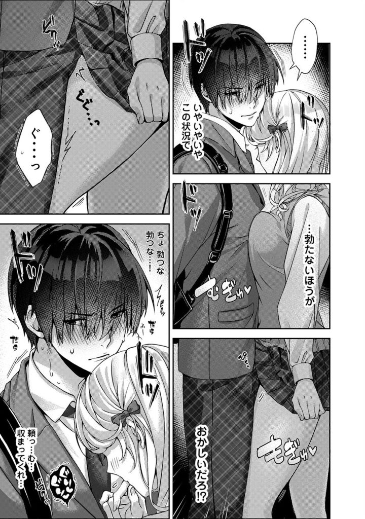 電車内でのスカート捲り露出!小悪魔的な挑発と肉感の極致(りふる)試し読み9