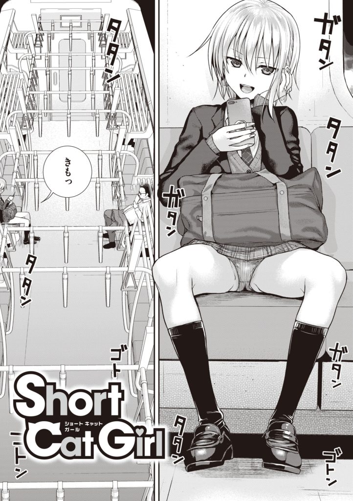 制服ギャルが電車内でスマホに股間を映すエロい漫画（40010試作型）試し読み27